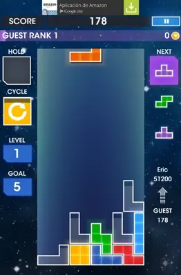 Tetris android App screenshot 1